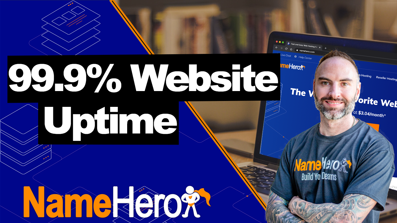 NameHero 99.9% Website Uptime