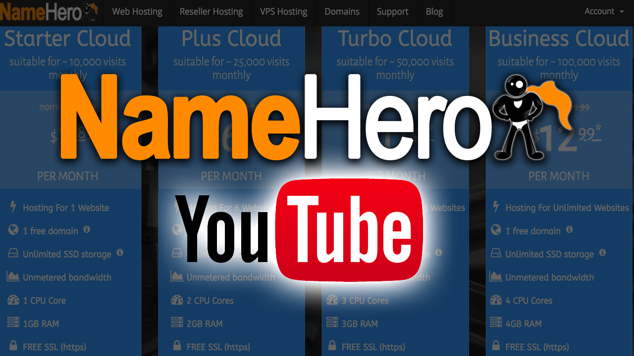 NameHero YouTube