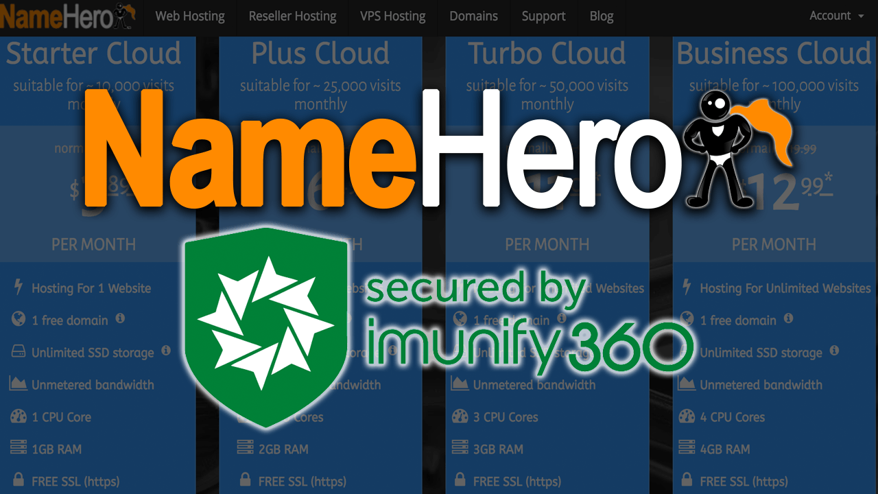 NameHero Imunify360