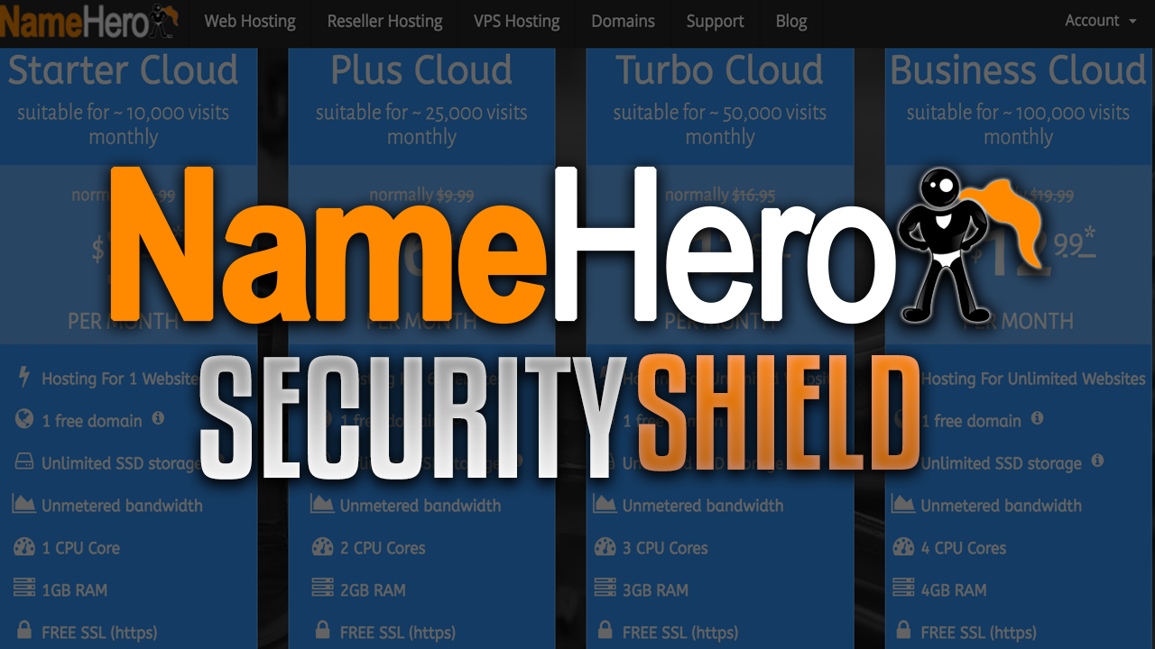 NameHero Security Shield
