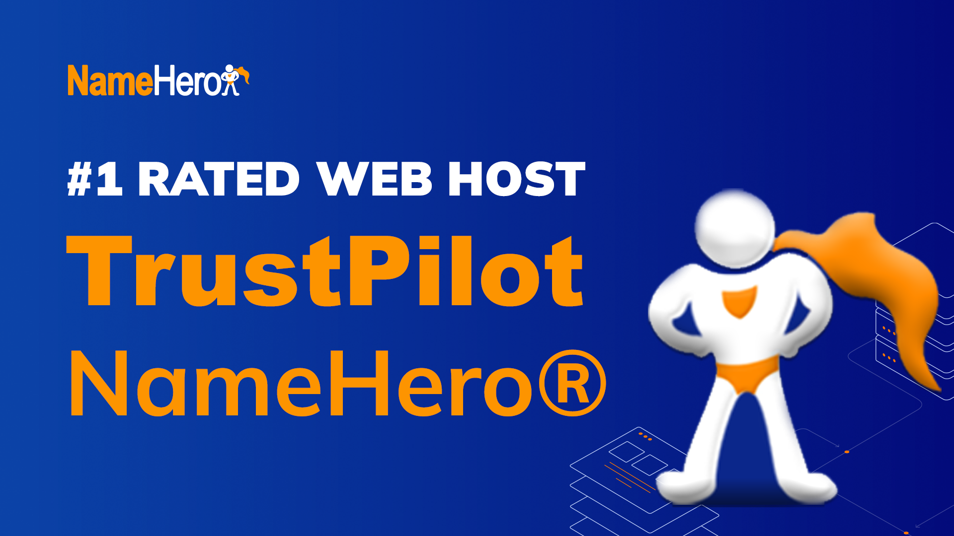 Rated #1 TrustPilot NameHero.com