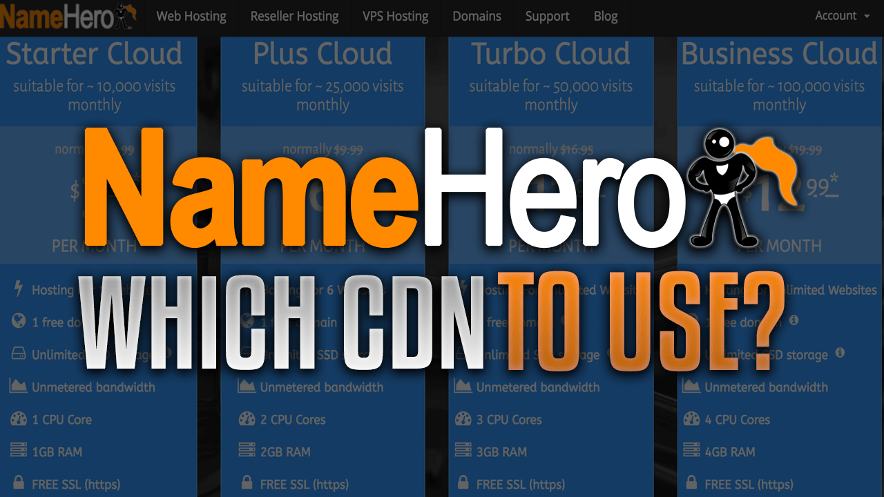 Which CDN To Use with NameHero Hosting