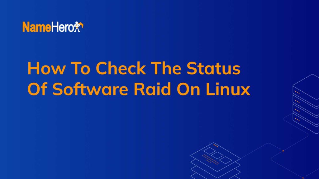 How To Check The Status Of Software Raid On Linux